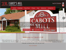 Tablet Screenshot of cabotsmill-trprop.com
